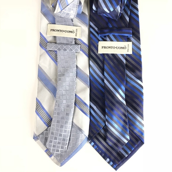 Pronto-Uomo Silk Ties Set Of 2 - Picture 4 of 4
